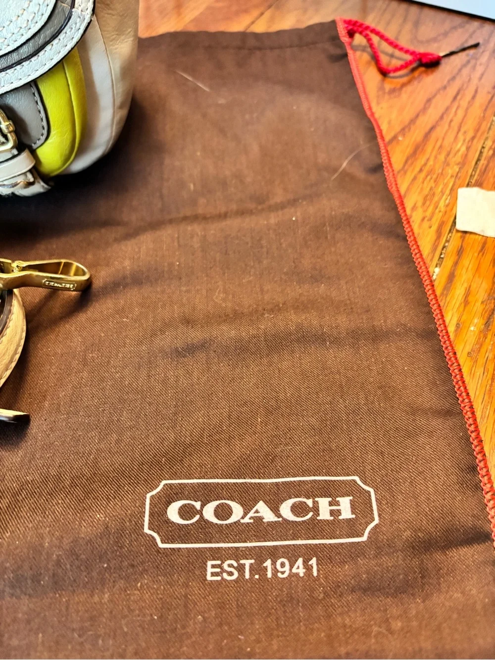 Coach Poppy Colorblock Leather Satchel Crossbody 22269